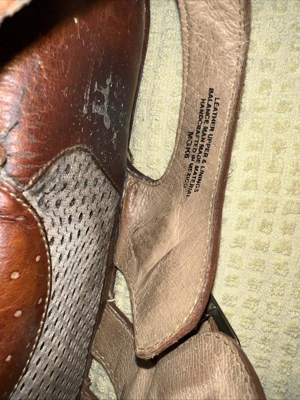 Born Shoes Women's Sz 9 Fisherman Sandals Open Toe Genuine Leather Brown Comfort - Picture 12 of 12
